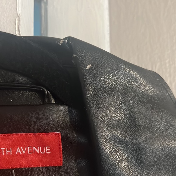 Saks Fifth Ave leather jacket , size L - Picture 3 of 4